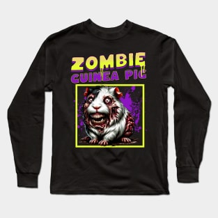 Zombie Guinea Pig funny Long Sleeve T-Shirt